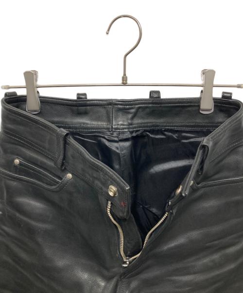 HARLEY-DAVIDSON（ハーレーダビッドソン）HARLEY-DAVIDSON (ハーレーダビッドソン) レザーパンツ ブラック サイズ:28の古着・服飾アイテム