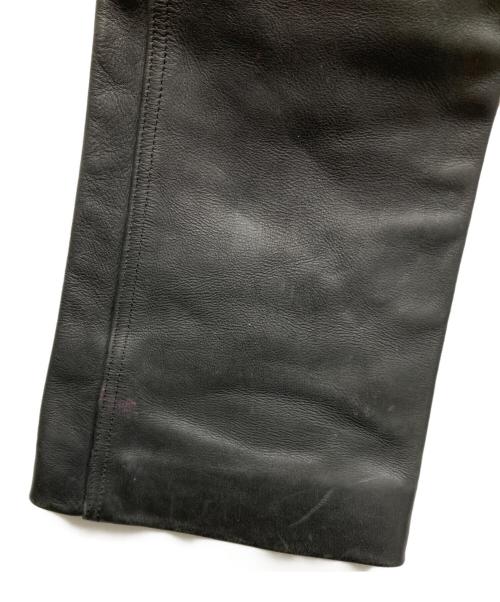 HARLEY-DAVIDSON（ハーレーダビッドソン）HARLEY-DAVIDSON (ハーレーダビッドソン) レザーパンツ ブラック サイズ:28の古着・服飾アイテム