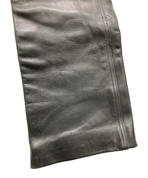 HARLEY-DAVIDSON（ハーレーダビッドソン）HARLEY-DAVIDSON (ハーレーダビッドソン) レザーパンツ ブラック サイズ:28の古着・服飾アイテム