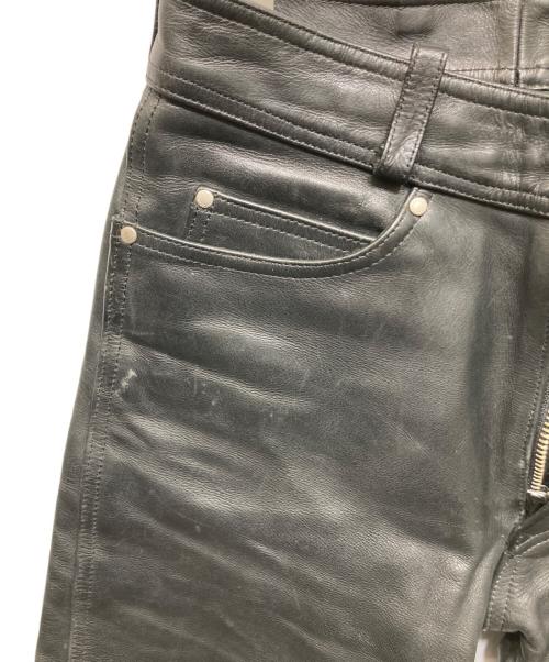 HARLEY-DAVIDSON（ハーレーダビッドソン）HARLEY-DAVIDSON (ハーレーダビッドソン) レザーパンツ ブラック サイズ:28の古着・服飾アイテム