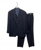 GIORGIO ARMANIジョルジョアルマーニ）の古着「2Bストライプセットアップスーツ」｜ネイビー