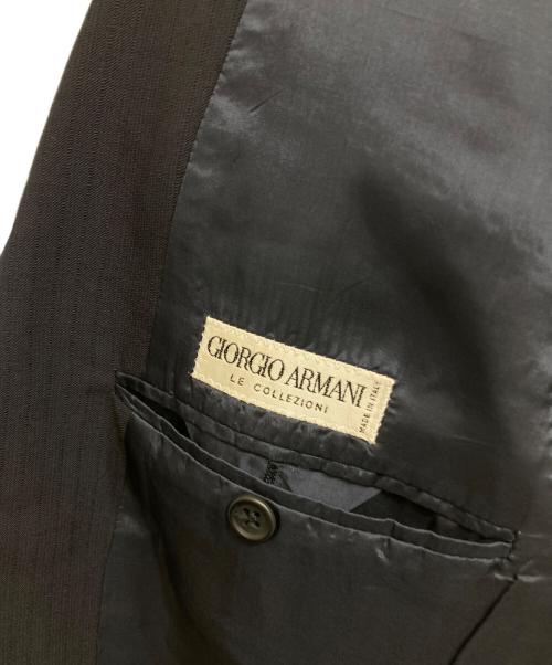 GIORGIO ARMANI（ジョルジョアルマーニ）GIORGIO ARMANI (ジョルジョアルマーニ) 2Bストライプセットアップスーツ ネイビー サイズ:48の古着・服飾アイテム
