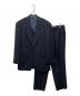 GIORGIO ARMANI（ジョルジョアルマーニ）の古着「2Bストライプセットアップスーツ」｜ネイビー