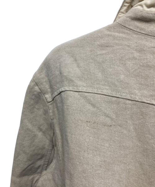 LM Altieri（エルエムアルティエリ）LM Altieri (エルエムアルティエリ) ヘビーリネンオーバーシャツ ベージュ サイズ:不明の古着・服飾アイテム