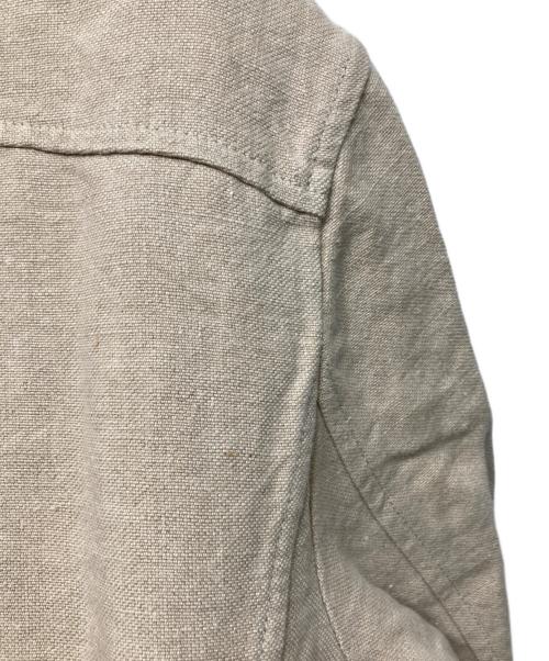 LM Altieri（エルエムアルティエリ）LM Altieri (エルエムアルティエリ) ヘビーリネンオーバーシャツ ベージュ サイズ:不明の古着・服飾アイテム