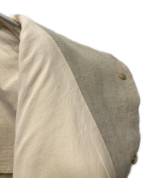 LM Altieri（エルエムアルティエリ）LM Altieri (エルエムアルティエリ) ヘビーリネンオーバーシャツ ベージュ サイズ:不明の古着・服飾アイテム