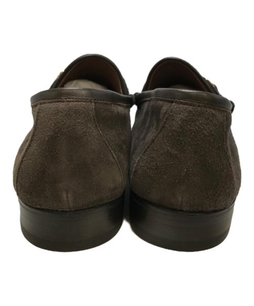 R.C.A.F（アールシーエーフットウェア）R.C.A.F (アールシーエーフットウェア) スエード ビットローファー ブラウン サイズ:7の古着・服飾アイテム