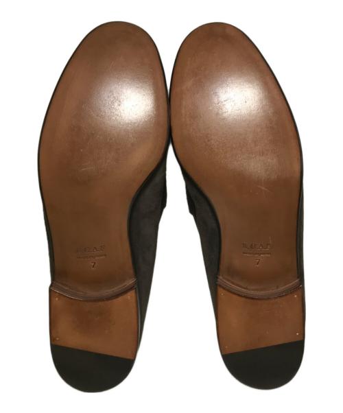 R.C.A.F（アールシーエーフットウェア）R.C.A.F (アールシーエーフットウェア) スエード ビットローファー ブラウン サイズ:7の古着・服飾アイテム