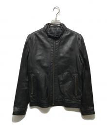 QUAI DE VALMY（ケドゥバルミー）の古着「シープレザーシングルライダースジャケット」｜ブラック