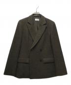 FRAY IDフレイ アイディー）の古着「ダブルボタンウールジャケット」｜ブラウン