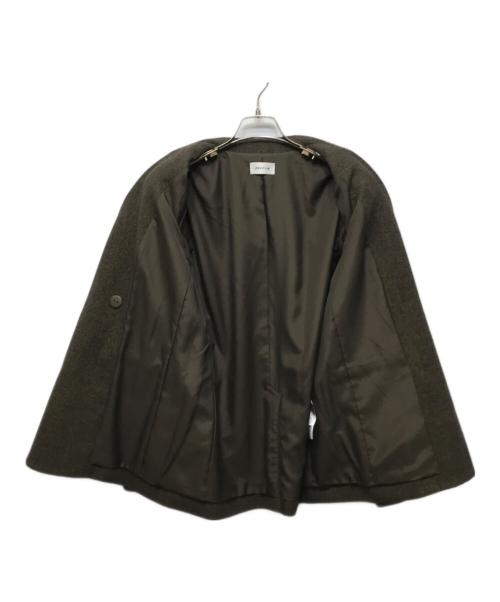 FRAY ID（フレイ アイディー）FRAY ID (フレイ アイディー) ダブルボタンウールジャケット ブラウン サイズ:1の古着・服飾アイテム