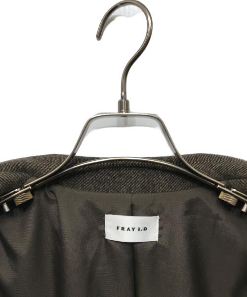 FRAY ID（フレイ アイディー）FRAY ID (フレイ アイディー) ダブルボタンウールジャケット ブラウン サイズ:1の古着・服飾アイテム