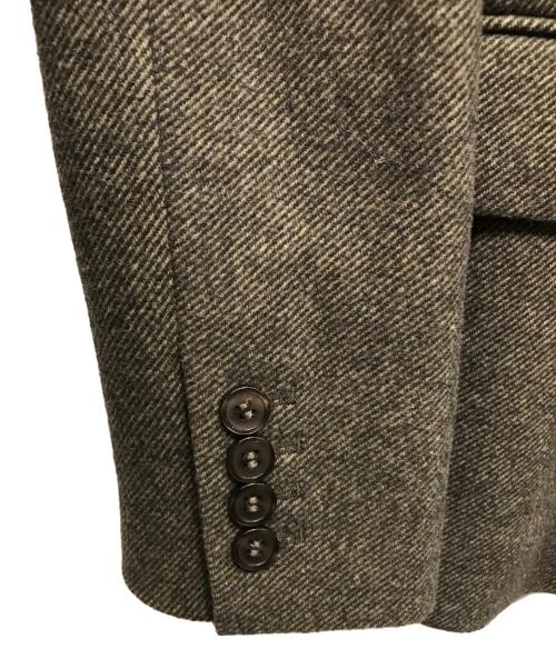FRAY ID（フレイ アイディー）FRAY ID (フレイ アイディー) ダブルボタンウールジャケット ブラウン サイズ:1の古着・服飾アイテム