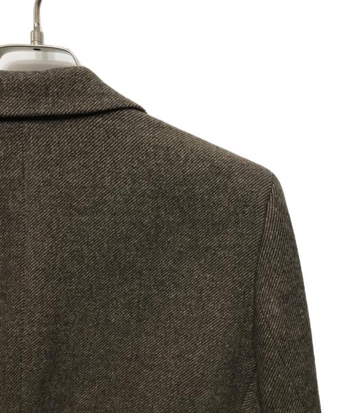 FRAY ID（フレイ アイディー）FRAY ID (フレイ アイディー) ダブルボタンウールジャケット ブラウン サイズ:1の古着・服飾アイテム