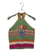 Hysteric Glamourヒステリックグラマー）の古着「HYS MOUSE手編 ホルターネック」｜マルチカラー