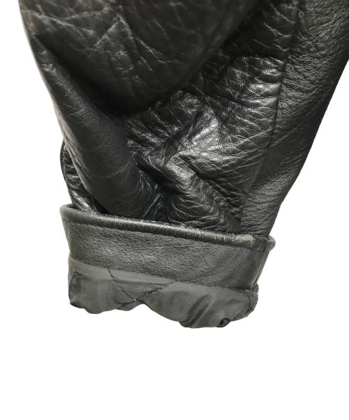 Schott（ショット）Schott (ショット) 裏地ブランケットレザージャケット ブラック サイズ:42の古着・服飾アイテム