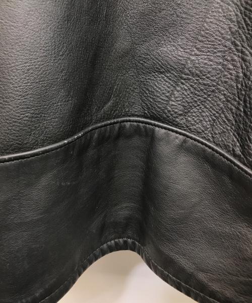 Schott（ショット）Schott (ショット) 裏地ブランケットレザージャケット ブラック サイズ:42の古着・服飾アイテム