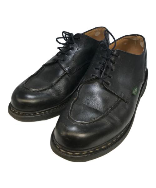 PARABOOT（パラブーツ）PARABOOT (パラブーツ) CHAMBORD Uチップシューズ ブラック サイズ:7　1/2の古着・服飾アイテム