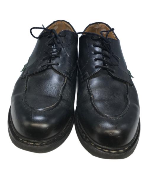 PARABOOT（パラブーツ）PARABOOT (パラブーツ) CHAMBORD Uチップシューズ ブラック サイズ:7　1/2の古着・服飾アイテム