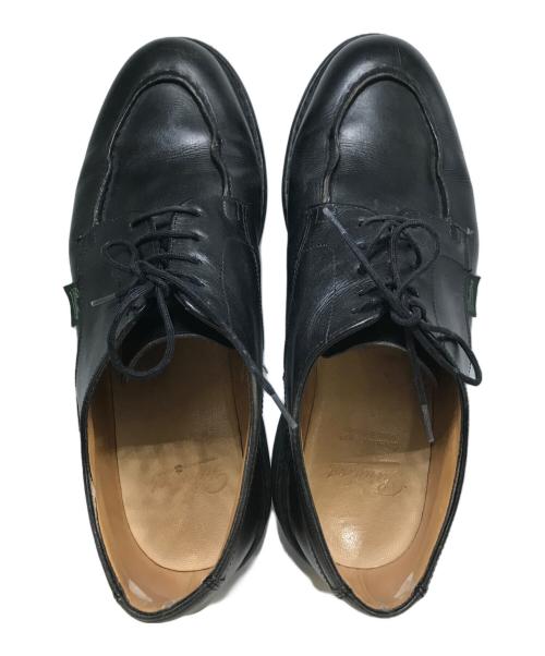 PARABOOT（パラブーツ）PARABOOT (パラブーツ) CHAMBORD Uチップシューズ ブラック サイズ:7　1/2の古着・服飾アイテム