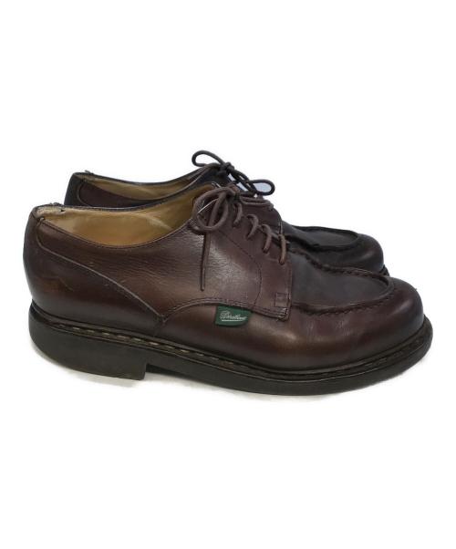 PARABOOT（パラブーツ）PARABOOT (パラブーツ) CHAMBORD Uチップシューズ ブラウン サイズ:7 1/2の古着・服飾アイテム