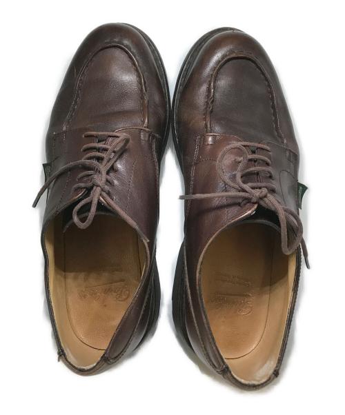 PARABOOT（パラブーツ）PARABOOT (パラブーツ) CHAMBORD Uチップシューズ ブラウン サイズ:7 1/2の古着・服飾アイテム