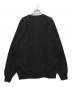 YOKOSAKAMOTO (ヨウコサカモト) Tsuriami Raglan Sweater ブラック サイズ:L：15000円