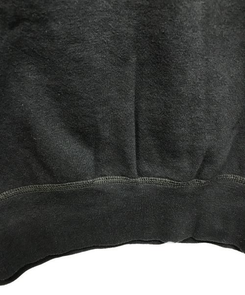 COMOLI（コモリ）COMOLI (コモリ) 製品染 裏毛 クルーネック ブラック サイズ:４の古着・服飾アイテム