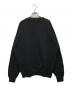 COMOLI（コモリ）の古着「製品染 裏毛 クルーネック」｜ブラック