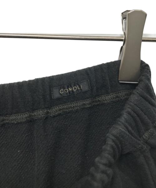 COMOLI（コモリ）COMOLI (コモリ) 製品染 裏毛 パンツ ブラック サイズ:3の古着・服飾アイテム