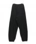 COMOLI (コモリ) 製品染 裏毛 パンツ ブラック サイズ:3：23000円