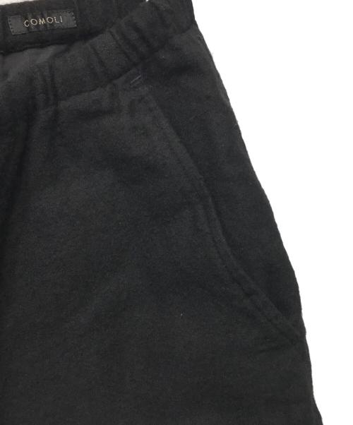 COMOLI（コモリ）COMOLI (コモリ) カシミヤシルク ドローストリングパンツ ブラック サイズ:3の古着・服飾アイテム