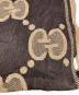 GUCCI (グッチ) GGウールラメジャカードスカーフ ブラウン：32000円