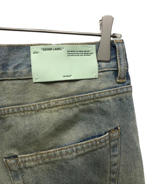 OFFWHITE（オフホワイト）OFFWHITE (オフホワイト) バイアスデニムパンツ インディゴ サイズ:29の古着・服飾アイテム