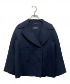 'S Max Maraエスマックスマーラ）の古着「ピュアヴァージンウール ダブルフェイスコート」｜ネイビー