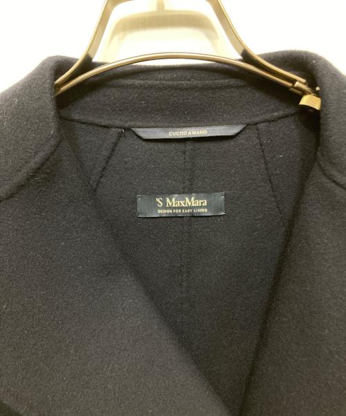 'S Max Mara（エスマックスマーラ）'S Max Mara (エスマックスマーラ) ピュアヴァージンウール ダブルフェイスコート ネイビー サイズ:SIZE 34の古着・服飾アイテム