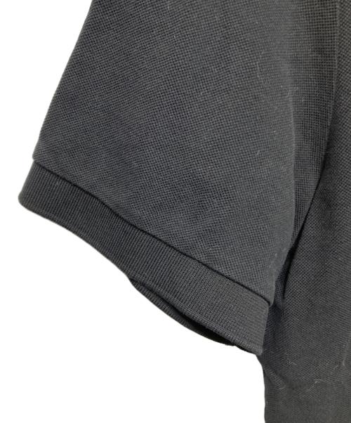 Christian Dior（クリスチャン ディオール）Christian Dior (クリスチャン ディオール) 同色刺繍半袖ポロシャツ ブラック サイズ:XLの古着・服飾アイテム