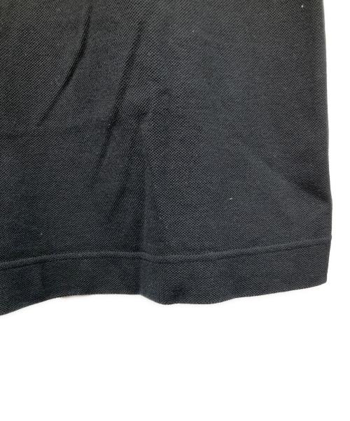 Christian Dior（クリスチャン ディオール）Christian Dior (クリスチャン ディオール) 同色刺繍半袖ポロシャツ ブラック サイズ:XLの古着・服飾アイテム