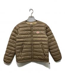 DANTON（ダントン）の古着「Crew Neck Inner Down Jacket」｜ブラウン