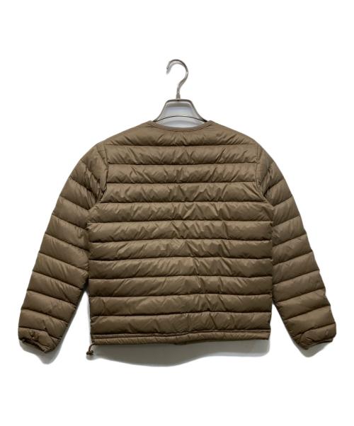 DANTON（ダントン）DANTON (ダントン) Crew Neck Inner Down Jacket ブラウン サイズ:SIZE 34の古着・服飾アイテム