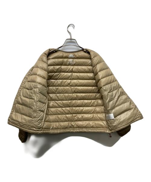 DANTON（ダントン）DANTON (ダントン) Crew Neck Inner Down Jacket ブラウン サイズ:SIZE 34の古着・服飾アイテム