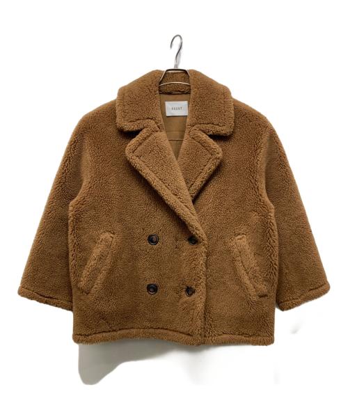 haunt（ハウント）HAUNT (ハウント) BOA COAT ブラウン サイズ:SIZE 36の古着・服飾アイテム