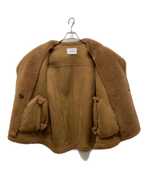 haunt（ハウント）HAUNT (ハウント) BOA COAT ブラウン サイズ:SIZE 36の古着・服飾アイテム