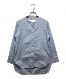 ticca（ティッカ）の古着「ビブヨークシャツ」｜ブルー