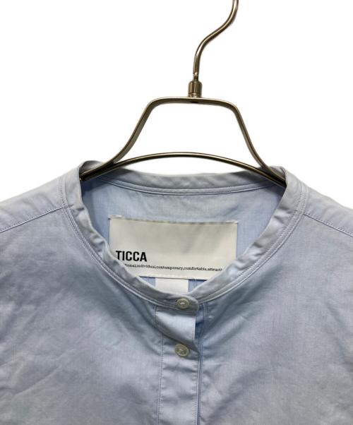 ticca（ティッカ）TICCA (ティッカ) ビブヨークシャツ ブルー サイズ:freeの古着・服飾アイテム