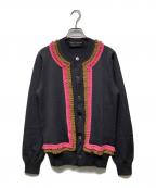 COMME des GARCONS HOMME PLUSコムデギャルソンオムプリュス）の古着「装飾ニットカーディガン」｜グレー