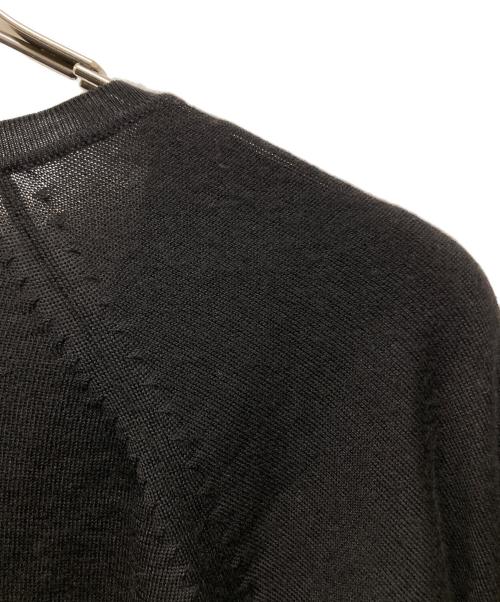 PRADA（プラダ）PRADA (プラダ) カシミヤシルクVネックニット ブラック サイズ:SIZE 48の古着・服飾アイテム