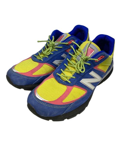 NEW BALANCE（ニューバランス）NEW BALANCE (ニューバランス) ローカットスニーカー ブルー×イエロー サイズ:27.5㎝の古着・服飾アイテム