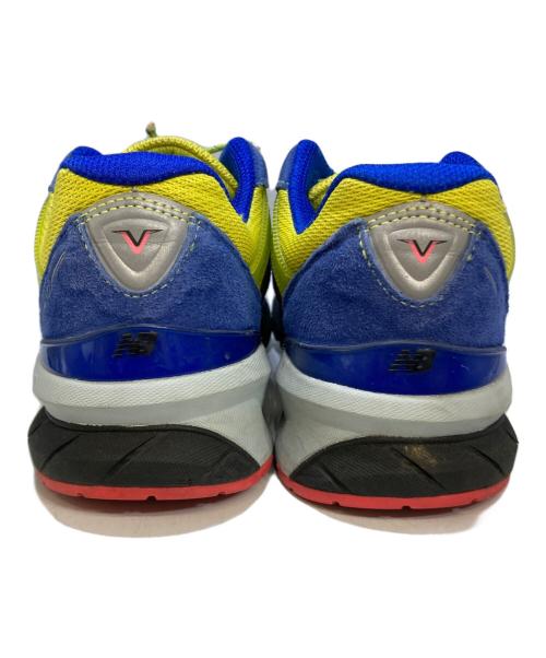 NEW BALANCE（ニューバランス）NEW BALANCE (ニューバランス) ローカットスニーカー ブルー×イエロー サイズ:27.5㎝の古着・服飾アイテム