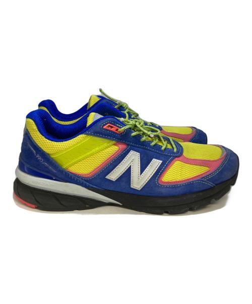 NEW BALANCE（ニューバランス）NEW BALANCE (ニューバランス) ローカットスニーカー ブルー×イエロー サイズ:27.5㎝の古着・服飾アイテム